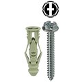 L.H. Dottie Triple-Grip Screw Anchor, 1-1/2" L, Nylon TG12KHX